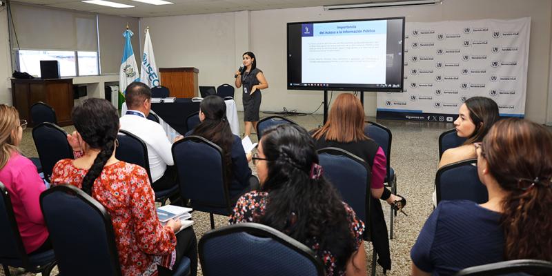 El personal de la ONSEC que fue capacitado es de reciente ingreso a la Institución