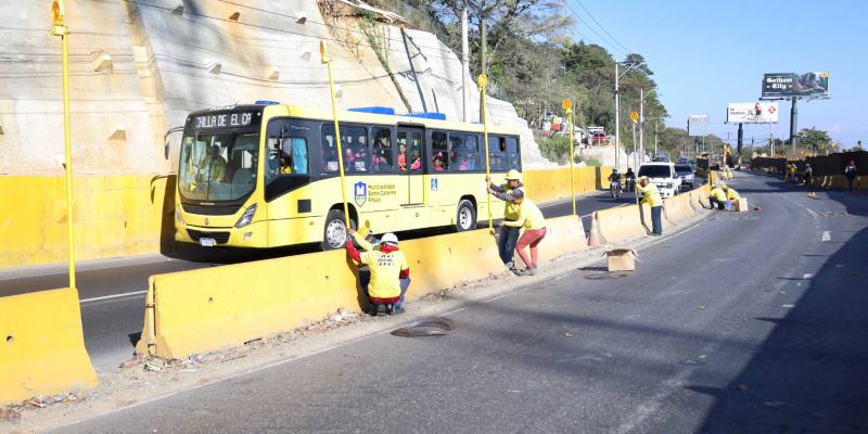 Nuevo puente facilita el tránsito hacia la Ciudad Capital y mejora la movilidad en el km. 11.5 a Oriente 
