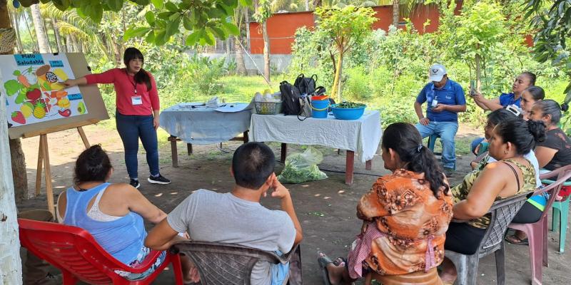 La agricultura familiar fortalece la alimentación saludable de comunidades escuintlecas 