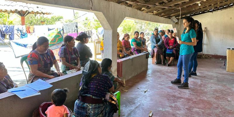 Mujeres promoverán la producción y el consumo de alimentos nutritivos en Baja Verapaz