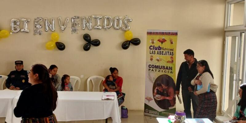 Las Abejitas, Patzicía estrena club de nutrición