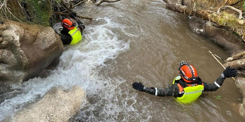 Brigada Humanitaria y de Rescate del Ejército de Guatemala apoyó la búsqueda y localización de menor que fue arrastrada por el río Azul en Huehuetenango.