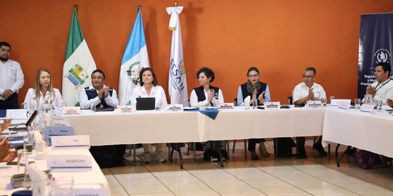 Avanzan acciones conjuntas por la seguridad alimentaria y nutricional en Escuintla