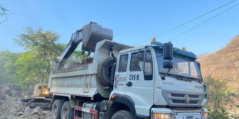 Avanza la construcción de la carretera RD-GUA-12 en Baja Verapaz
