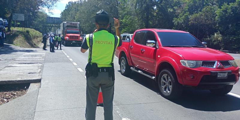 Exitosa prueba abrió la coordinación de acciones permanentes en la CA-01 Occidente en el paso por San Lucas