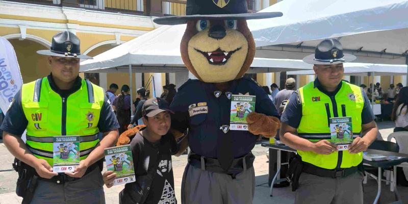 Provial promueve la educación vial en Huehuetenango durante actividad familiar