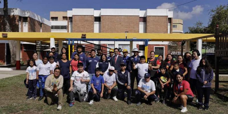 Escuela de educación especial estrena espacios dignos tras intervención del CIV