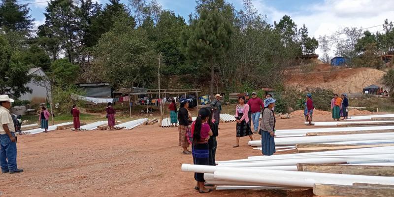 Construirán reservorios de agua de lluvia en Santa Bárbara, Huehuetenango