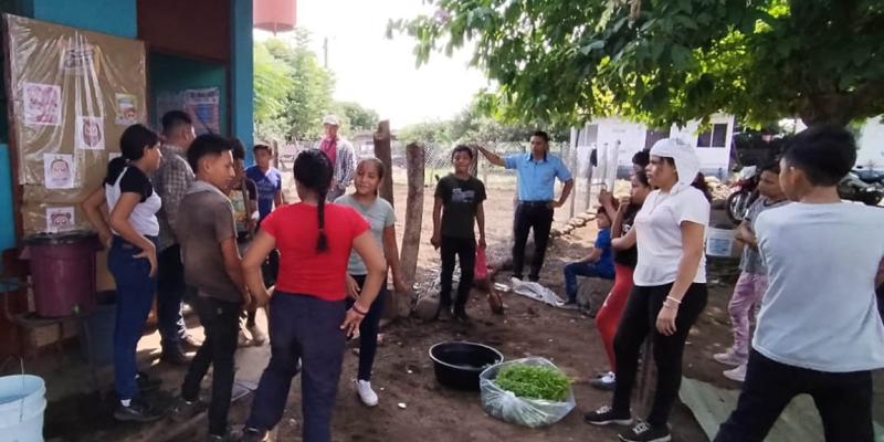 Implementan huertos escolares con fines pedagógicos en Río Bravo, Suchitepéquez