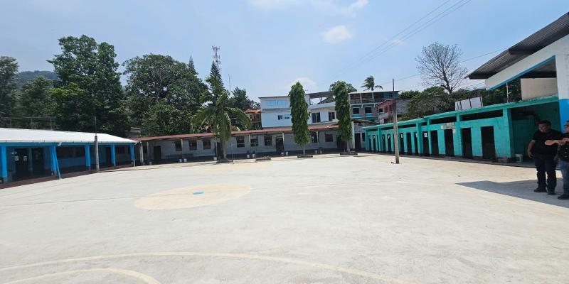 CIV realizará mejoras en escuela de San Antonio Huista para brindar espacios seguros y dignos a estudiantes