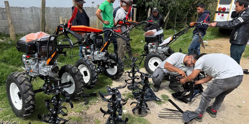 Productores jalapanecos de papa beneficiados con insumos y capacitación