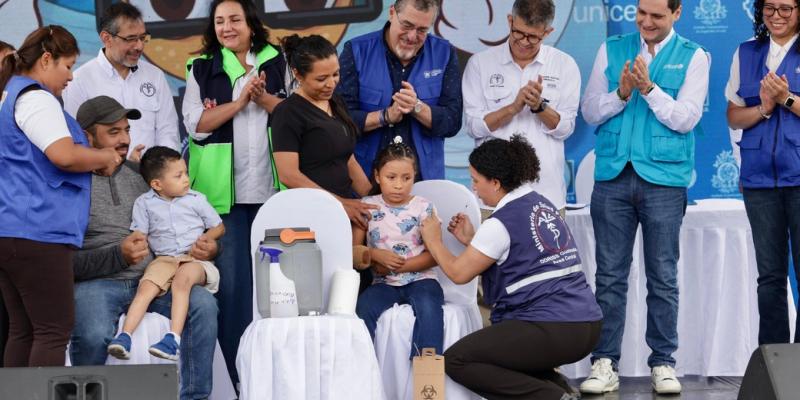 Guatemala inaugura la Semana de la Vacunación en las Américas