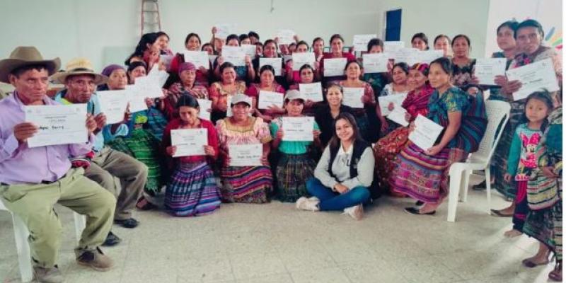 Mano a Mano: SESAN forma agentes de cambio en Quiché para promover prácticas y actitudes saludables en comunidades