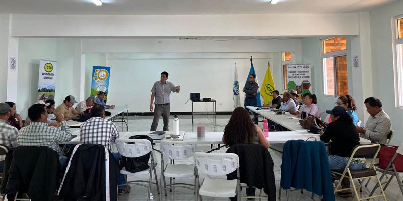 Extensionistas de Chimaltenango promueven el desarrollo agropecuario