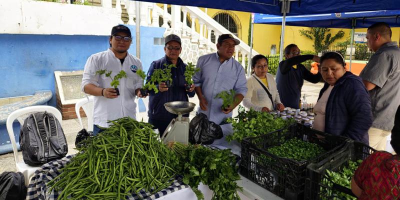 Feria del Agricultor impulsa productos de calidad en Sacatepéquez 