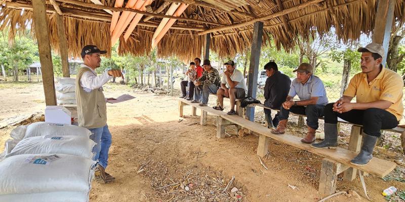 Fortalecen seguridad alimentaria en comunidades de Dolores