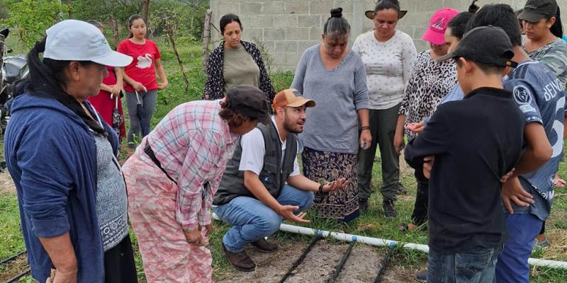 Huerto periurbano fortalece la seguridad alimentaria y la nutrición saludable en Jalapa