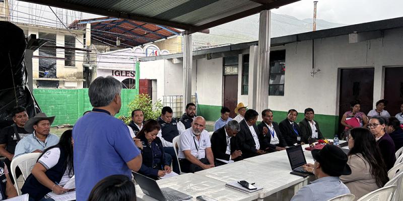 Gobierno refuerza la coordinación interinstitucional para implementar agendas territoriales en Uspantán, Sacapulas y Chichicastenango