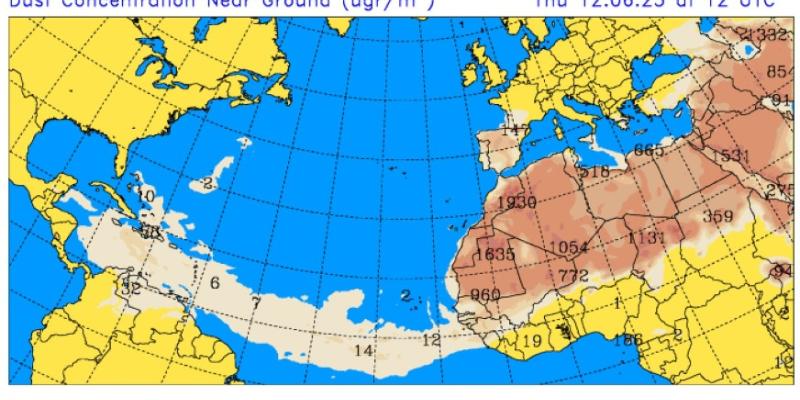 Polvo del Sahara tiene efectos positivos para la agricultura, pero secuelas en la salud humana