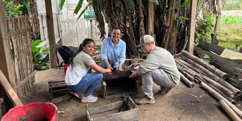 Promueven establecimiento de huertos familiares en Sacatepéquez