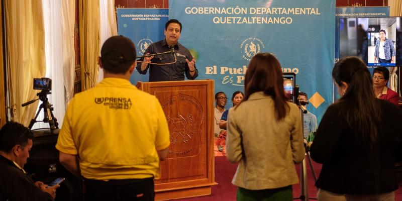 Presentación oficial de la Ronda departamental en Quetzaltenango