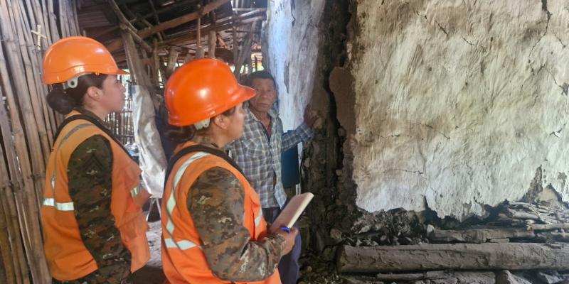 Acciones del Ejército de Guatemala ante secuencia sísmica registrada en Jutiapa.