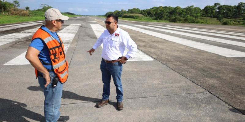 Supervisión estratégica: CIV busca fortalecer la aviación en Puerto Barrios