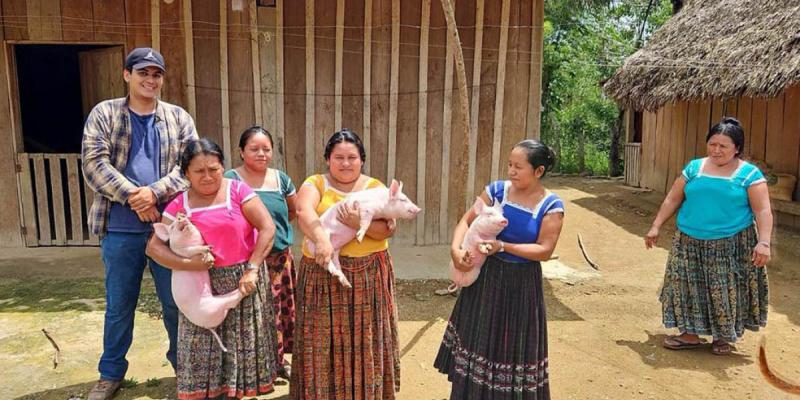 Impulsan la producción pecuaria en comunidades rurales de Petén