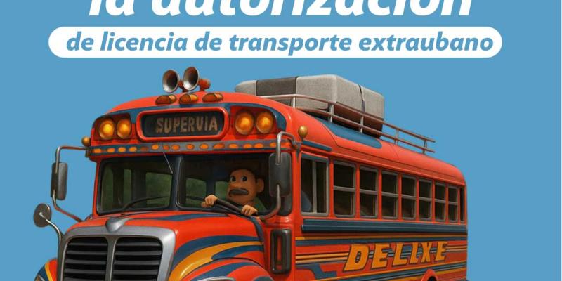 Conoce los requisitos para la autorización de licencia de transporte extrurbano