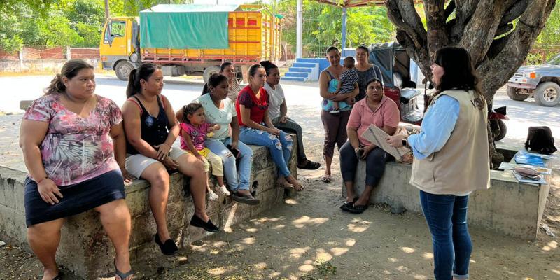 Mujeres rurales se capacitan en alimentación saludable y prácticas de higiene