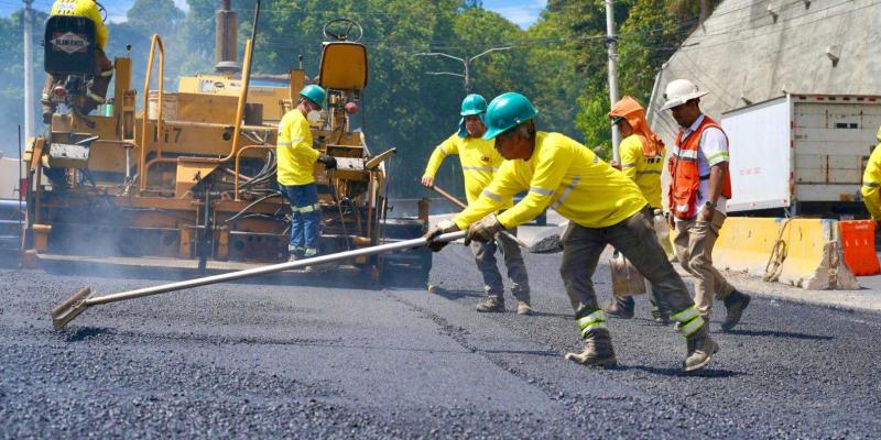 COVIAL hace recapeo en zona de acceso al segundo puente de la CA-1 Oriente