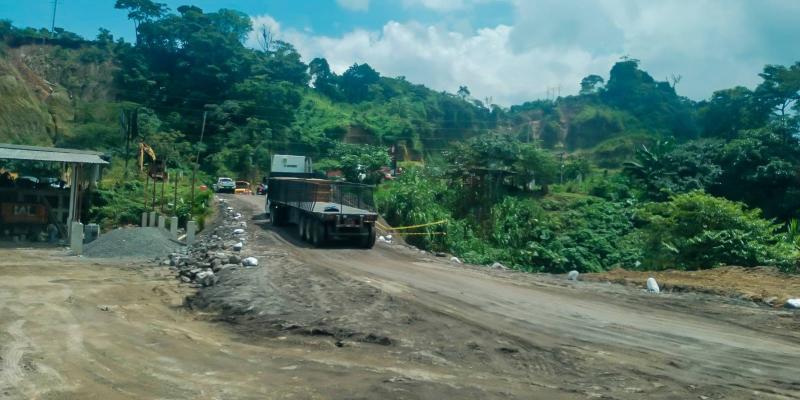 Caminos sigue trabajando en ruta alterna habilitada en CITO 180 