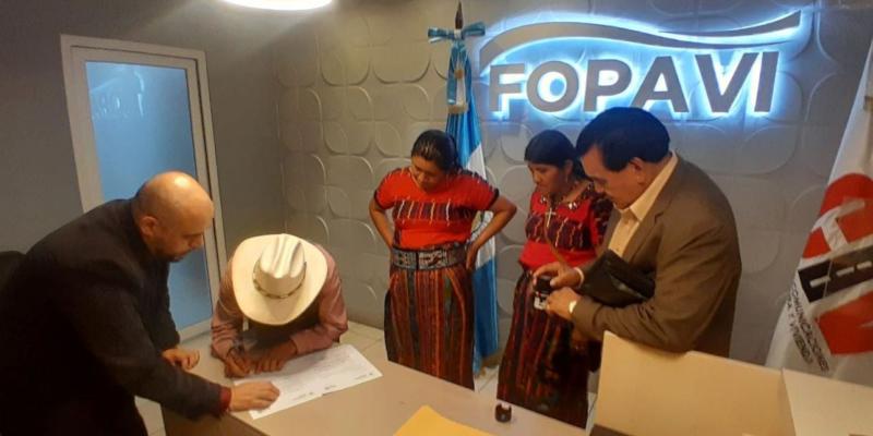 FOPAVI avanza en Rabinal con aprobación de 69 expedientes en Plan de Sánchez