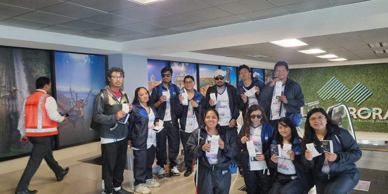 Selección Masculina y femenina de goalball guatemalteca 