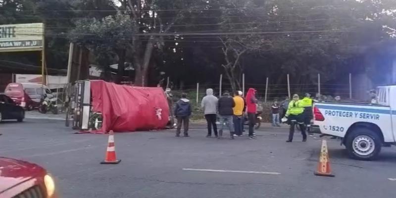 Accidente en Fraijanes moviliza a equipos de Provial