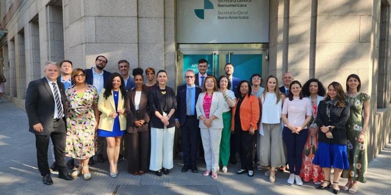 Participantes en el I Consejo Intergubernamental del Programa Iberoamericano para el Fortalecimiento de la Cooperación Sur-Sur (PIFCSS)