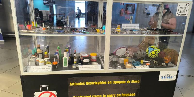 los objetos que nunca deben viajar en avión. 