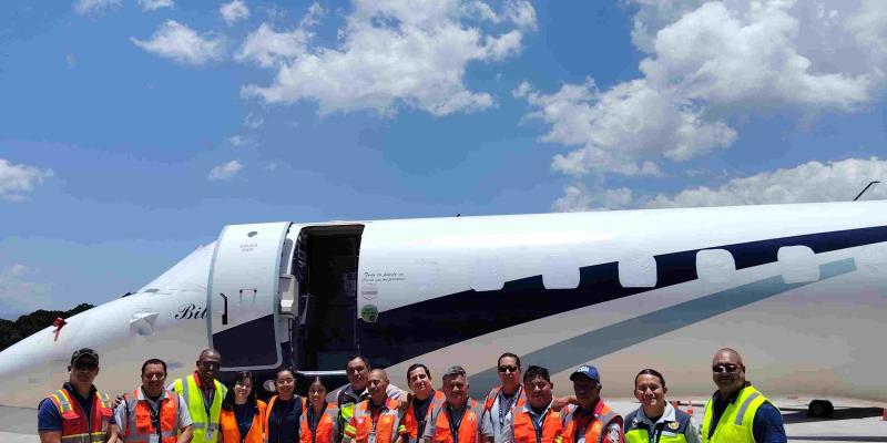 Durante esta actividad, los aspirantes tuvieron la oportunidad de realizar prácticas en una aeronave real