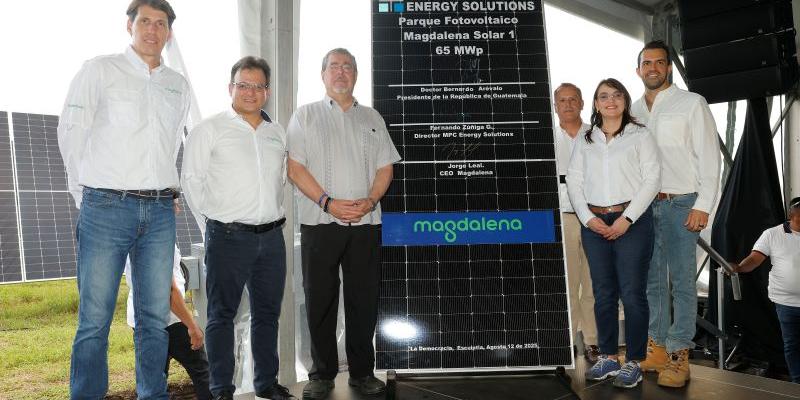 Inauguración Planta Magdale, Escuientla