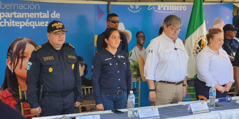 Estas acciones son impulsadas por la Policía Nacional Civil (PNC).