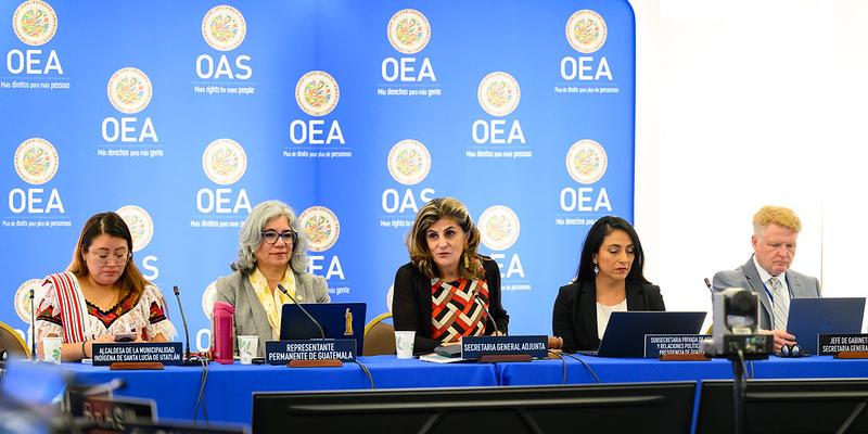 Guatemala comparte en la OEA el avance del Diálogo Nacional para consolidar la institucionalidad indígena