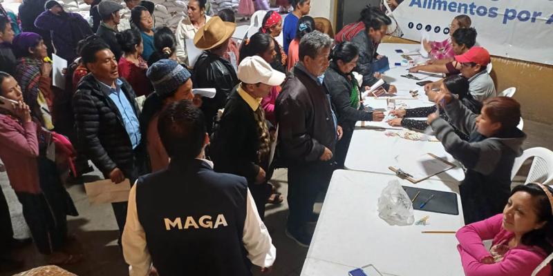 APA realiza entregas simultáneas de asistencia alimentaria