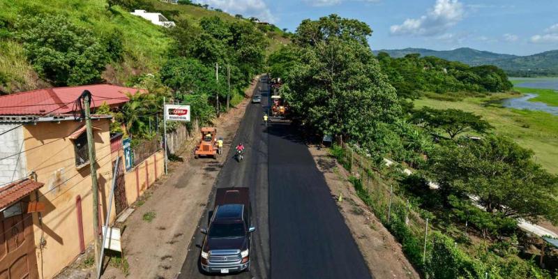 Avanzan trabajos entre Asunción Mita hacia San Cristóbal Frontera
