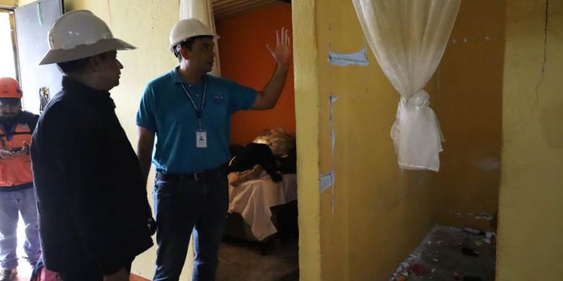 Más de 800 familias afectadas por sismos recibirán atención rápida y coordinada en Escuintla, Sacatepéquez y Jutiapa
