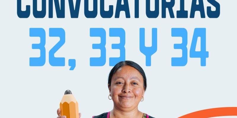 Explican fases de las Convocatorias 32, 33 y 34