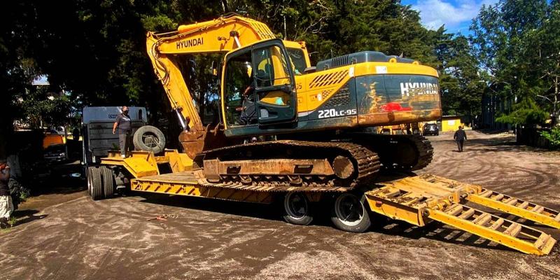 Caminos trabaja en doble frente para restablecer el acceso a Santa María de Jesús