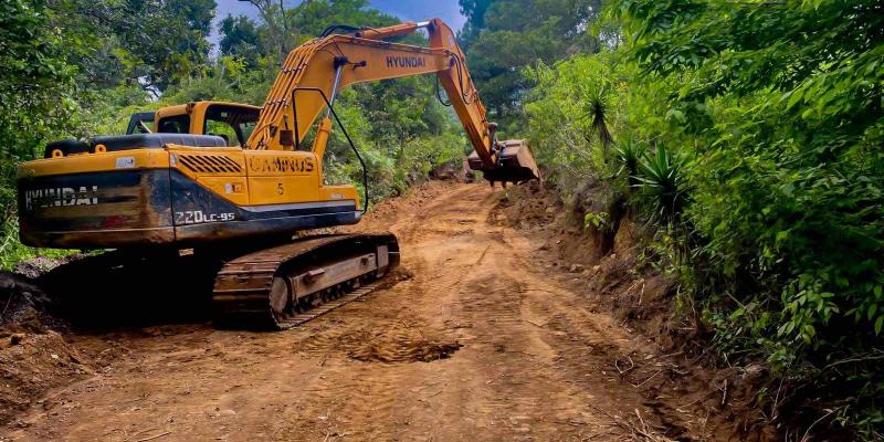 Caminos reporta avances en construcción de ruta alterna a San Juan del Obispo