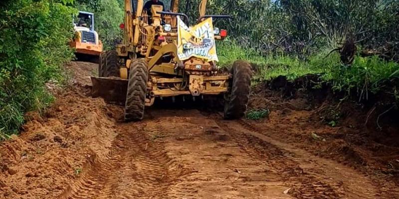 Así vamos con la ruta alterna San Juan del Obispo–Santa María de Jesús