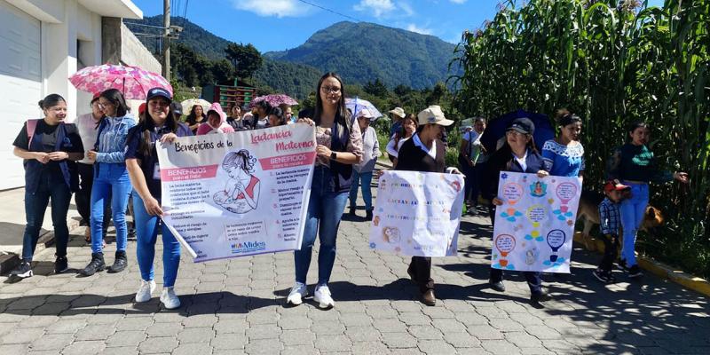 Promueven lactancia materna y seguridad alimentaria nutricional 