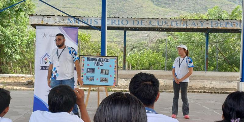 tradición oral en El Jícaro con la charla “Memoria Viva”